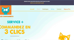 Desktop Screenshot of leschatounets.fr